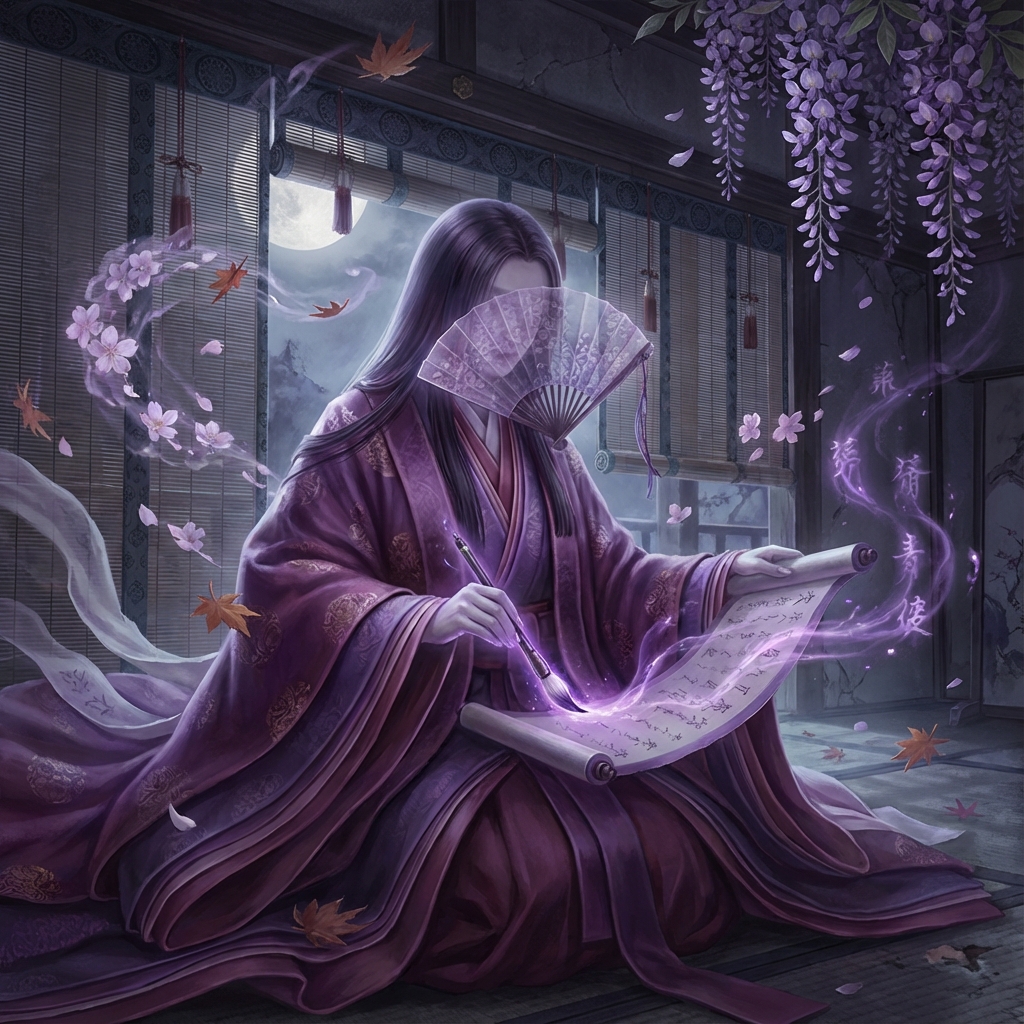 紫式部のカードアート