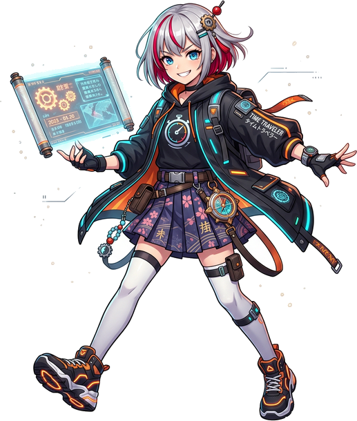 因果 暦の全身立ち絵